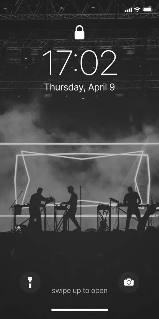 Lock screen idle