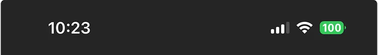 Status bar