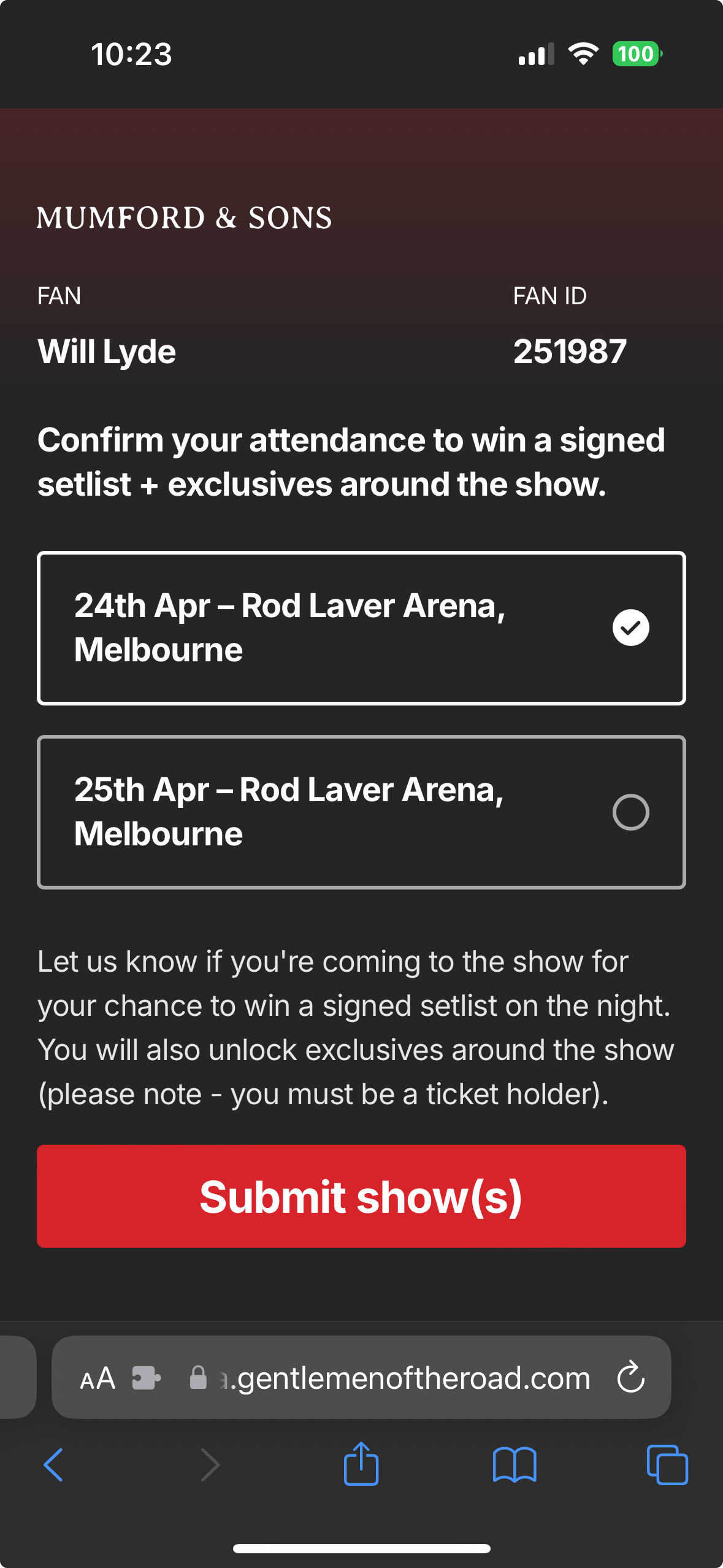 MEEK presale page on Planet