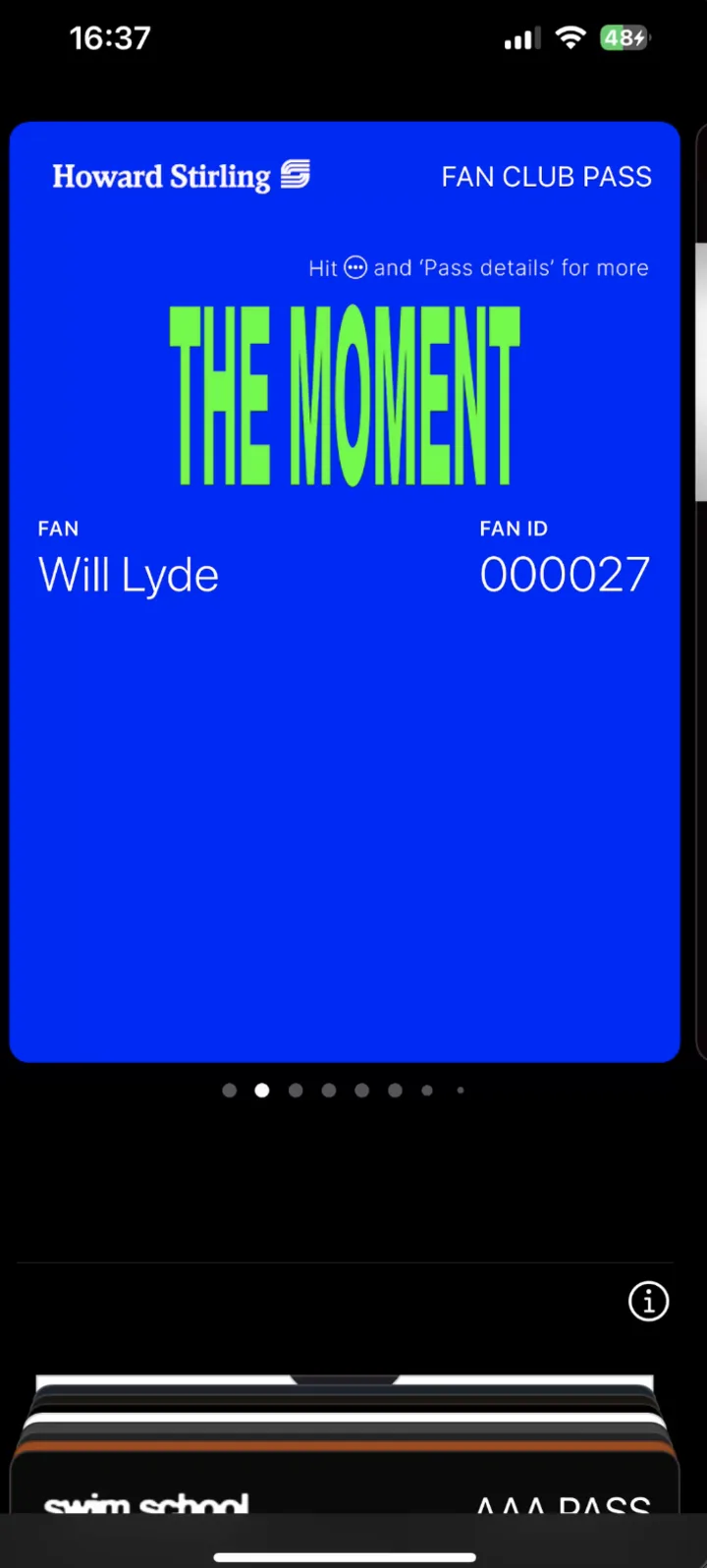 Pop-Up Pass winner notification